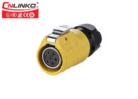 Dc Plug Ip67 7pin 12A Male Female Cable Connector Waterproof