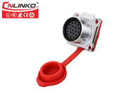 Push Locking Outdoor Waterproof Connector 19 Pin 5A Circular CNLINKO M24