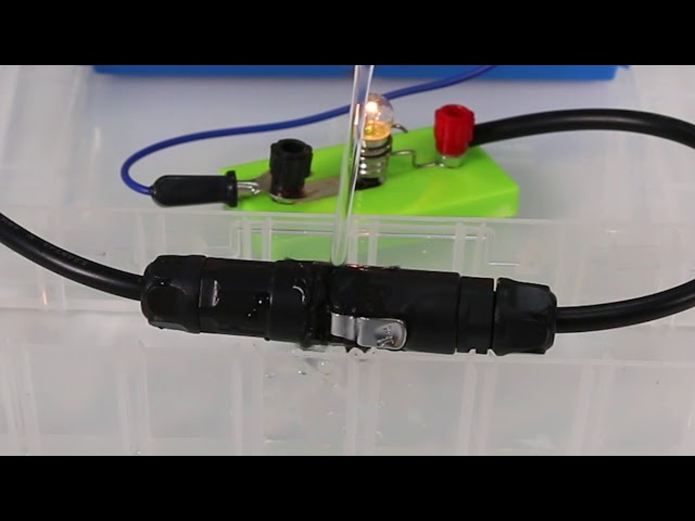 Wasserdichtes M12 Verbindungsstück 4 weiblicher männlicher Stoßverbinder Pin für das hohe Bucht-Licht TUV LED genehmigt